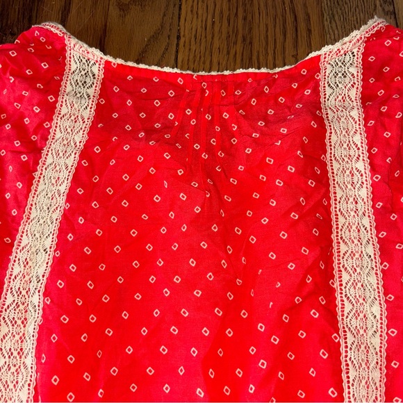 Free People Women’s Peasant Blouse Size S - Picture 10 of 13